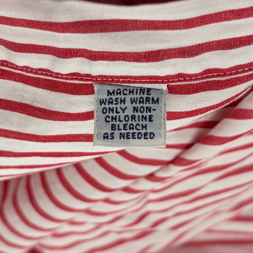 Ralph Lauren Golf Shirt Mens XL Tilden Vtg Striped Short Sleeve Button Down Pony - Picture 4 of 7